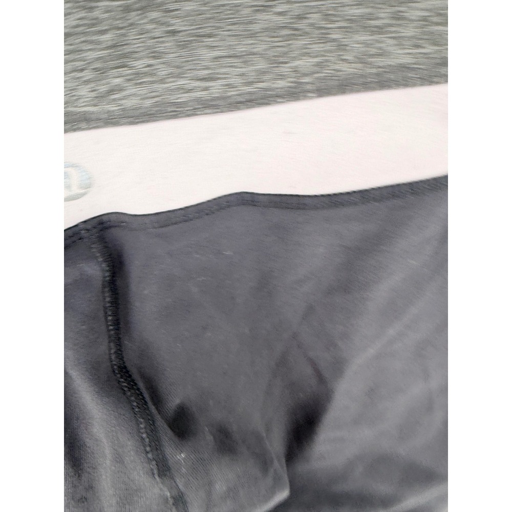 Lululemon Womens Leggings Gray Pink Colorblock Cropped Yoga 2 - Picture 4 of 4